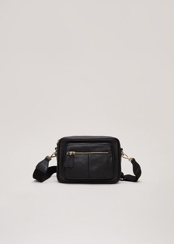 Phase Eight Leather Bags Black USA | 9741652-IY